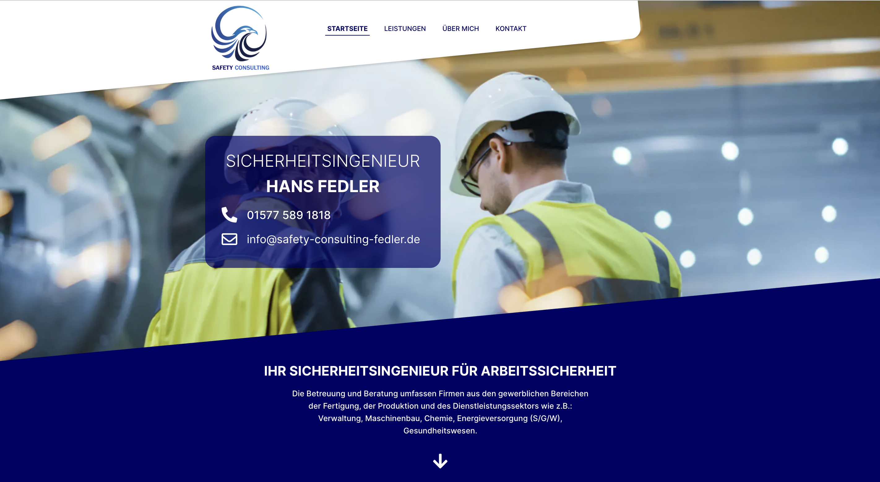 Sicherheitsingenieur Hans Fedler